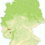 Verbreitung der Würfelnatter in Deutschland