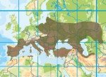 Gesamtverbreitungsgebiet der Europäischen Sumpfschildkröte (ohne eingeschleppte und wiederangesiedelte Bestände)