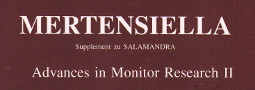 Mertensiella Band 11: Advances in Monitor Research II