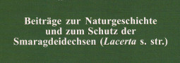 Mertensiella Band 13: Schutz der Smaragdeidechsen
